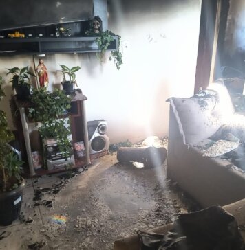 Homem de 51 anos fica gravemente ferido após apartamento pegar fogo em Pouso Alegre